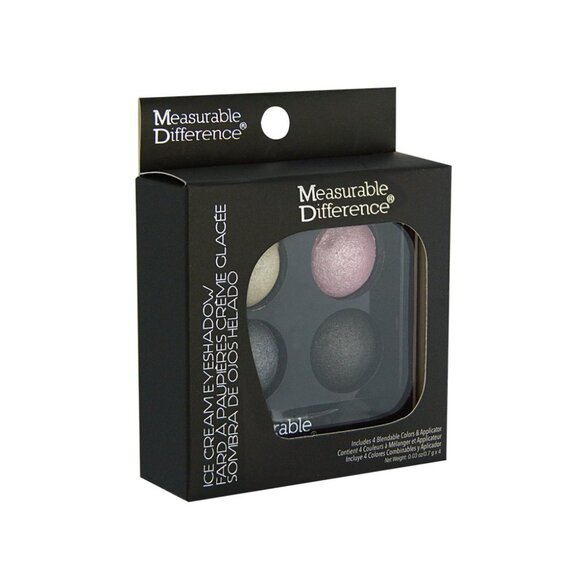 Lot of 2 Measurable Difference Ice Cream Eyeshadow Palettes Natural Smokey - Picture 2 of 7